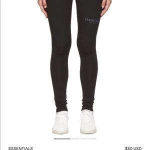 FOG Essentials black leggings